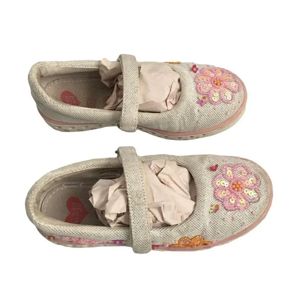Ragg beaded girl shoes